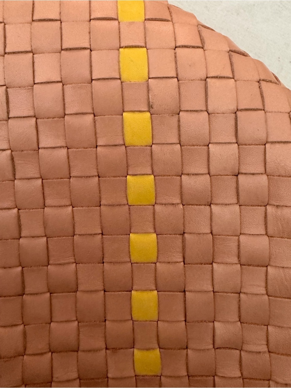 Clare V. Grande Fanny- bisque woven checker - Picture 15 of 15